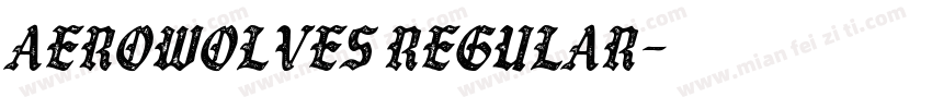 AeroWolves Regular字体转换